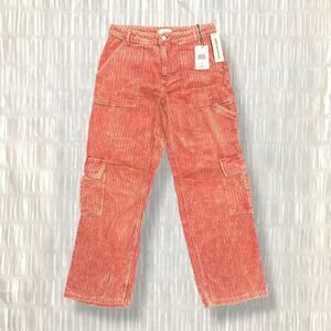 BDG Urban Outfitters Women’s Red Corduroy Cargo Pants - Size 8